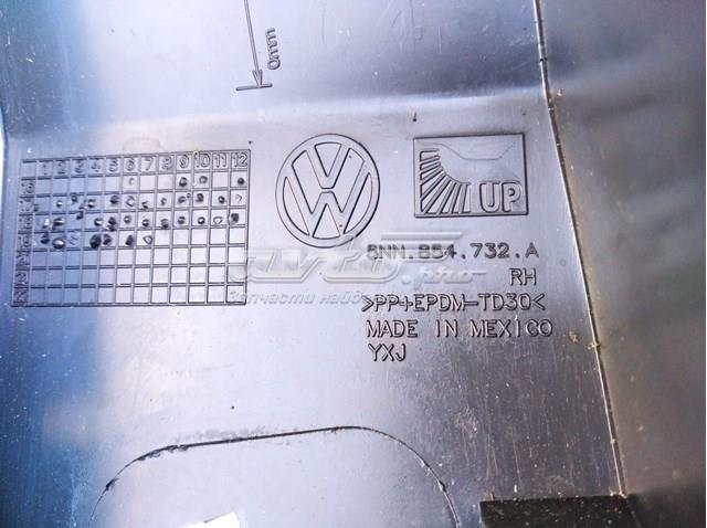 Молдинг передней арки колеса, правый VAG 5NN854732A9B9 цена, от 27.87 USD