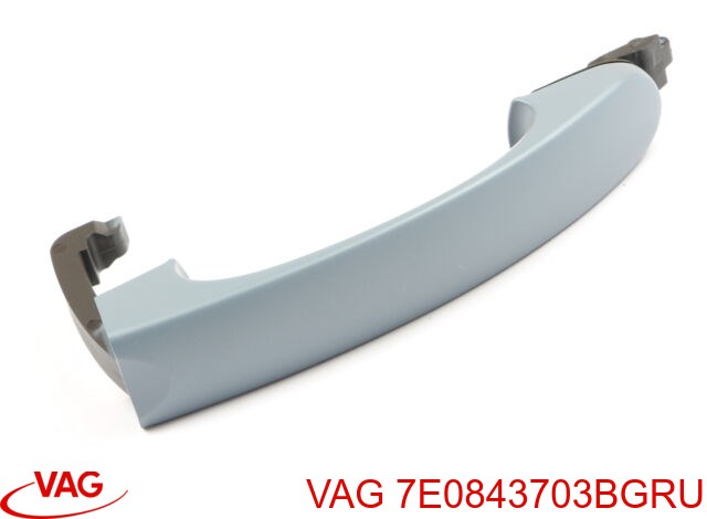 Manecilla de puerta corrediza exterior 7E0843703BGRU VAG
