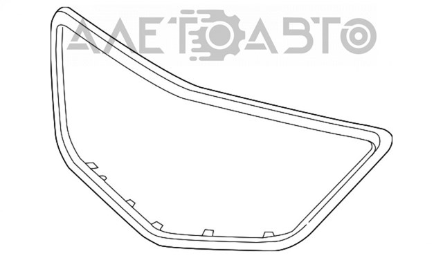 75105TZ5A02 Honda Накладка решетки радиатора