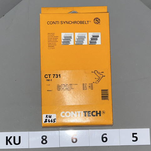 Зубчатый ремень Continental/Siemens CT731 цена, от 24.92 USD