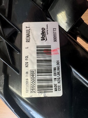 Купить 266050046R Renault (RVI) Фара дневного света левая