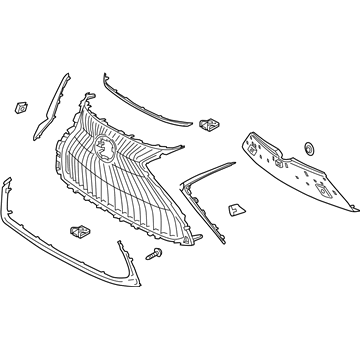 5310106640 Toyota Решетка радиатора
