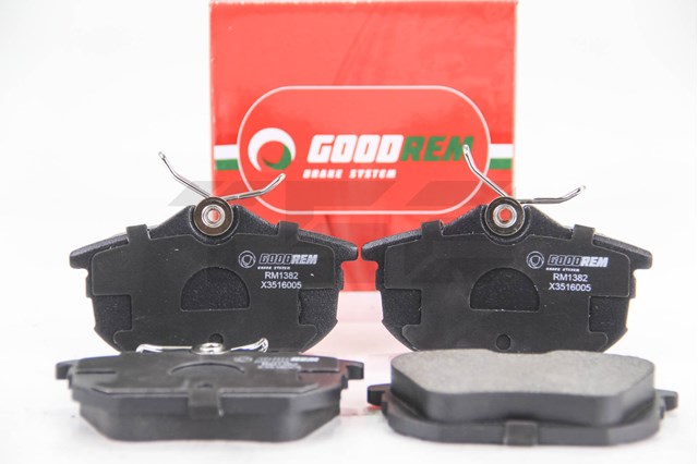 Колодки тормозные задние дисковые GOODREM RM1382