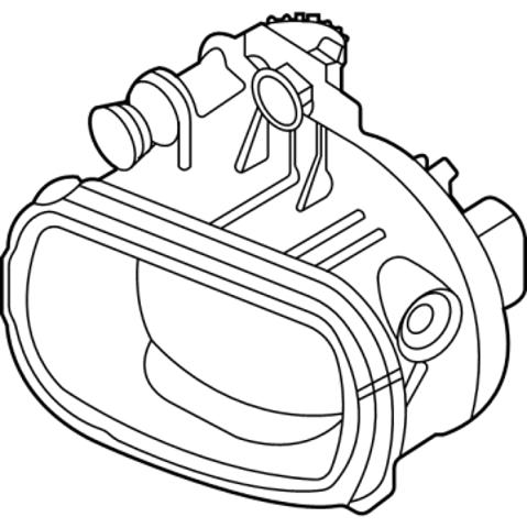 Купить 261508990D Nissan/Infiniti Туманка правая
