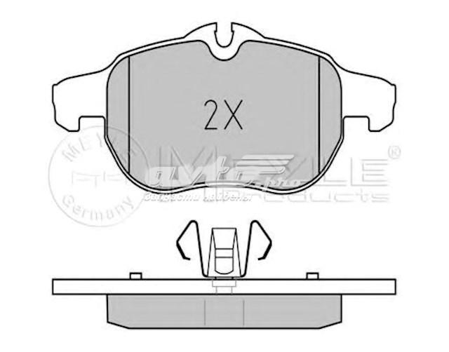Передние тормозные колодки 252340220 Meyle