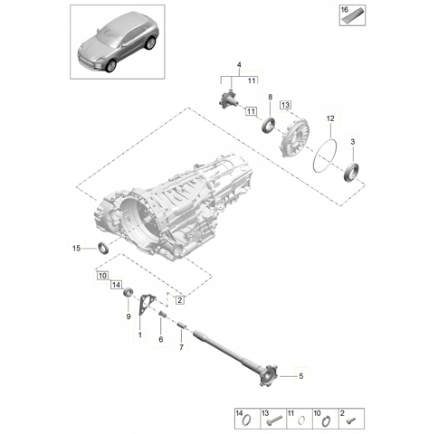 9A740935501 Porsche 