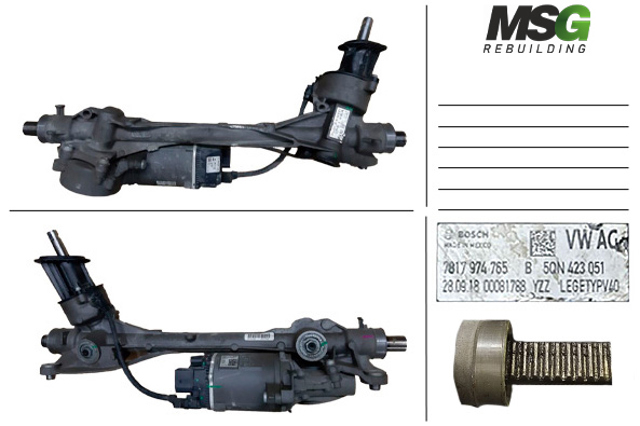 VW426.NL00.R MSG Rebuilding cremalheira da direção