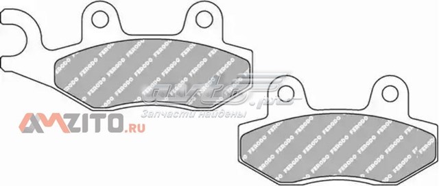 Передние тормозные колодки FDB497P Ferodo