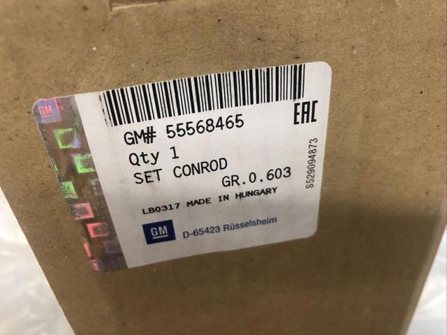 Шатун поршня двигателя 55568465 General Motors