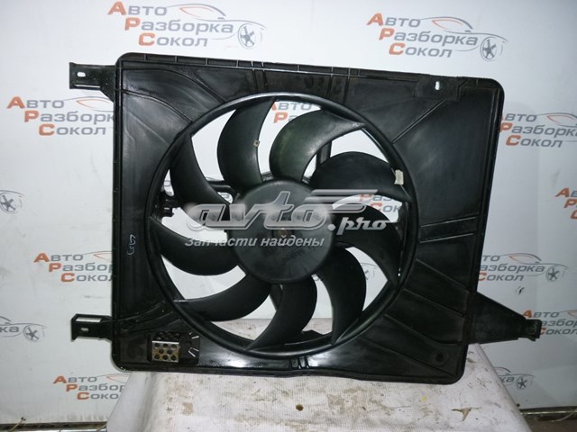 Диффузор радиатора охлаждения, в сборе с мотором и крыльчаткой Nissan 21481JD00B