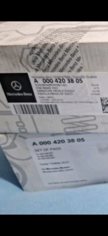 Колодки дисковые  Mercedes A0004202206 цена, от 305.81 USD