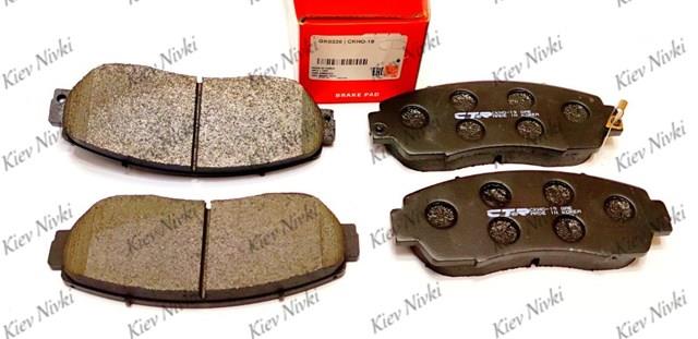 Колодки тормозные передние дисковые CTR GK0336
