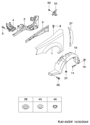 95405236 Opel fixação (suporte de bateria recarregável)