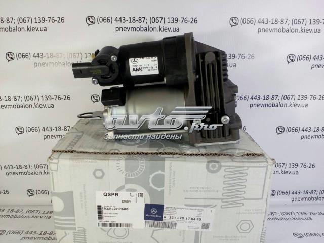 221320170480 Mercedes compressor de bombeio pneumático (de amortecedores)