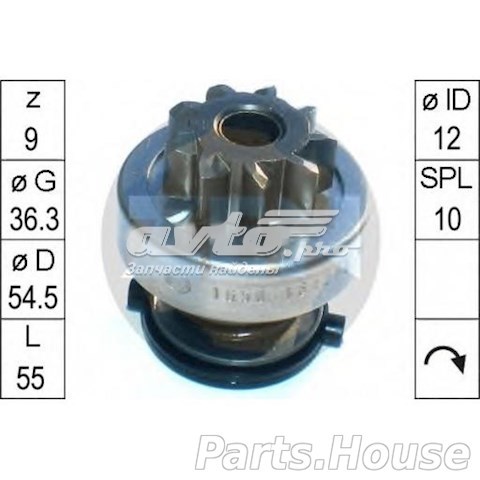 Купить ZN1650 ZEN Бендикс стартера