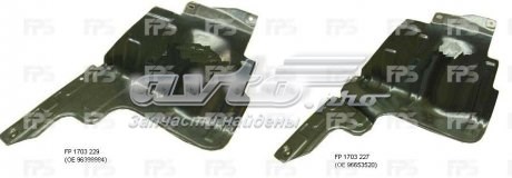 Защита двигателя правая FPS FP1703226 цена, от 5.52 USD