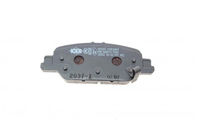 Купить 182323 Icer Колодки тормозные задние, дисковые