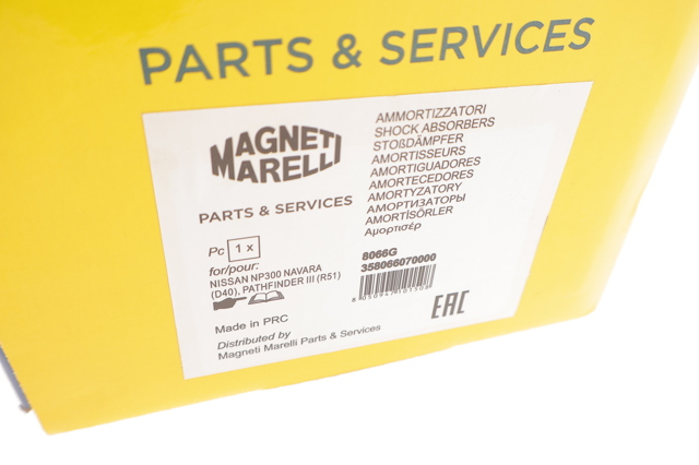 Стойка амортизатора передняя Magneti Marelli 358066070000 цена, от 32.03 USD