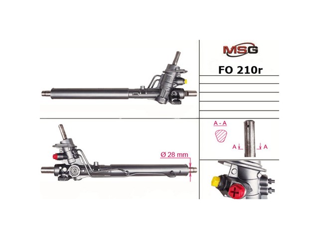 Купить FO210R MSG Рулевая рейка