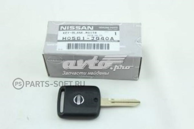 H0561JG40A Nissan ключ-заготовка