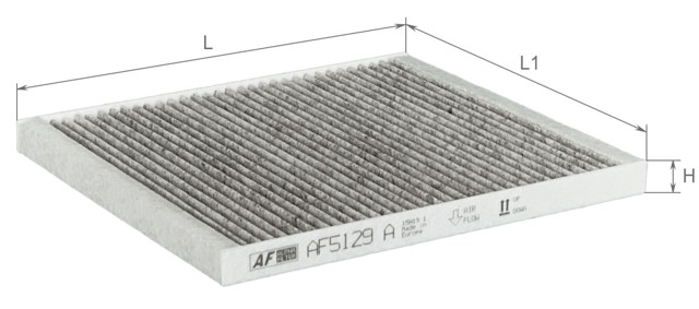 Фильтр воздушный отопителя Alpha Filter AF5129A цена, от 3.83 USD