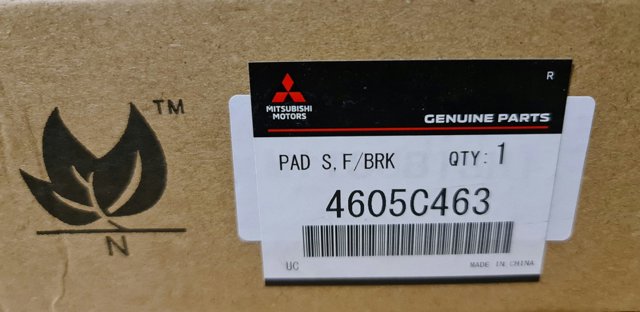 Купить 4605C463 Mitsubishi Колодки тормозные