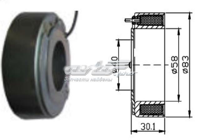 Муфта (магнитная катушка) компрессора кондиционера KAM 11030250