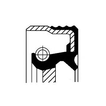 12015120 Corteco Сальник двигателя, распредвала
