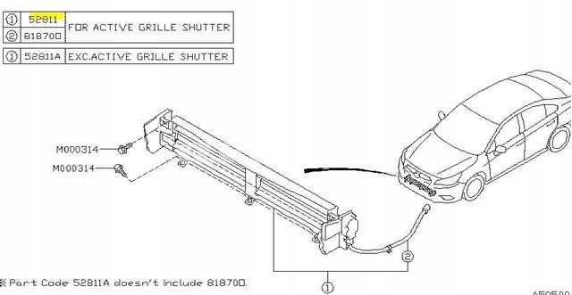  52811AL110 Subaru