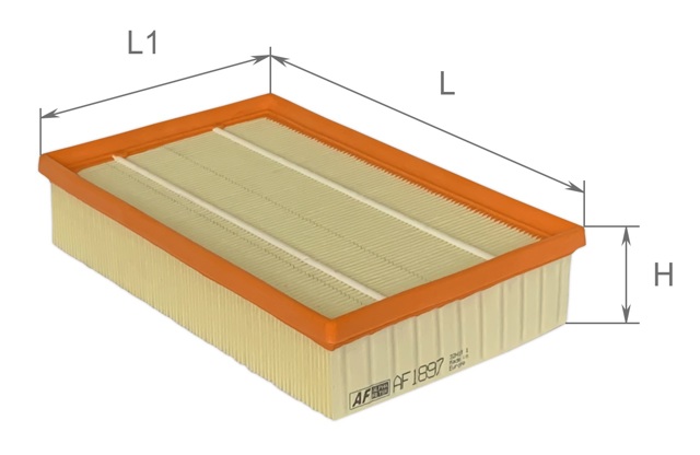Filtro de ar Alpha Filter AF1897