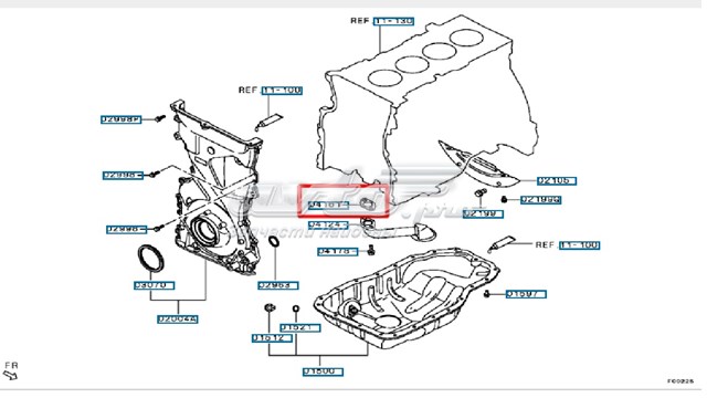 MD183239 Mitsubishi vedante de receptor de óleo