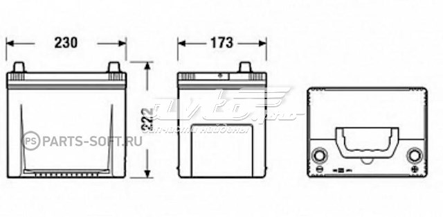 Купить Аккумулятор Tudor 65 А/ч (TA654)