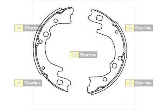 BC08270 Starline Барабанные тормозные колодки