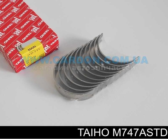 Вкладыши коленвала коренные, стандарт (STD) Taiho M747ASTD цена, от 20.85 USD