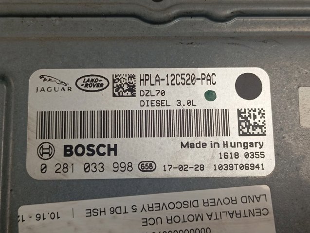Купить HPLA12C520PAC Land Rover 