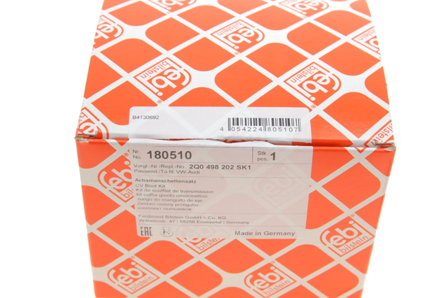 Пыльник шарнира угловых скоростей внутренний передний левый Febi 180510 цена, от 17.46 USD