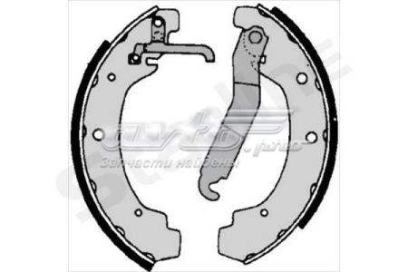 Задние барабанные колодки BC06740 Starline