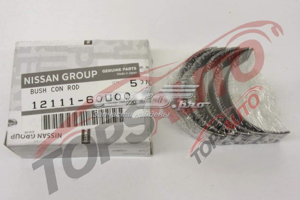 Folhas inseridas de cambota de biela, kit, 2ª reparação ( + 0,50) para Infiniti FX35 