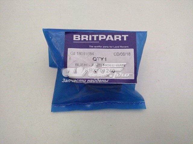 Втулка переднего стабилизатора BRITPART RBX101240