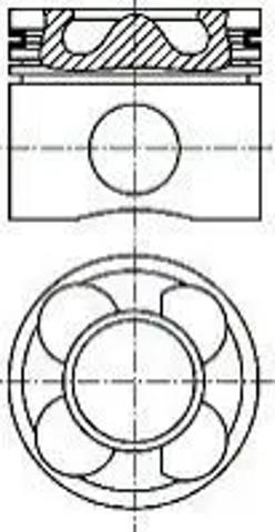 Купить 011PI00117002 Mahle Original Поршень в сборе