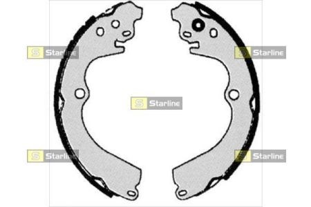 Купить BC06230 Starline Задние барабанные тормозные колодки