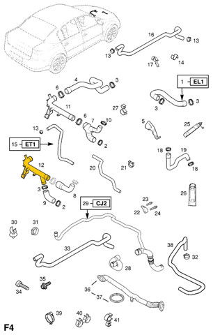 Шланг радиатора, нижний ACS P0217 цена, от 16.13 USD