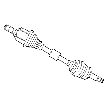 Привод передний левый Chrysler 68070393AC цена, от 175.89 USD