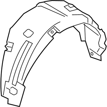 Подкрылок задний правый PFD11457AR Signeda