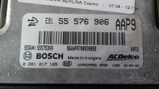 Модуль управления двигателем Opel 0281017105