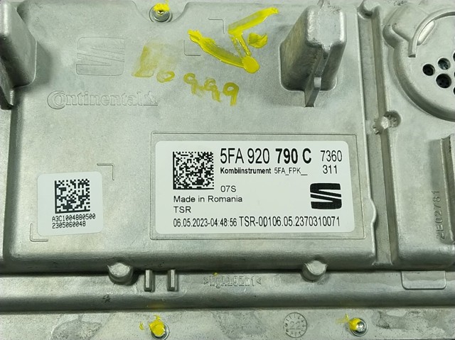 Приборная доска VAG 5FA920790C