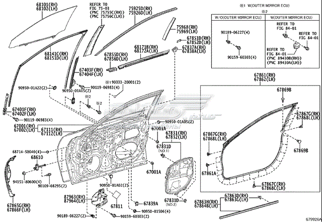 7598533050 Toyota 