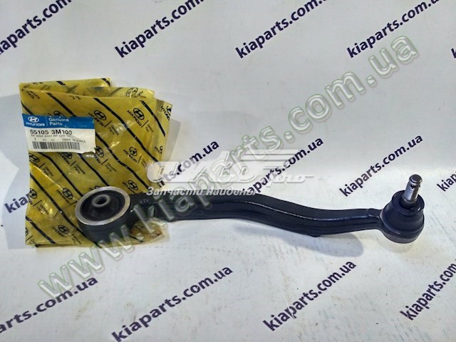 551053M100 Hyundai/Kia braço oscilante transversal esquerdo de suspensão traseira