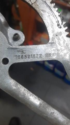 90521872 General Motors  Механизм стеклоподъемника правой задней двери