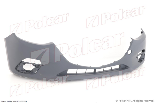 45C207 Polcar Бампер передний в сборе